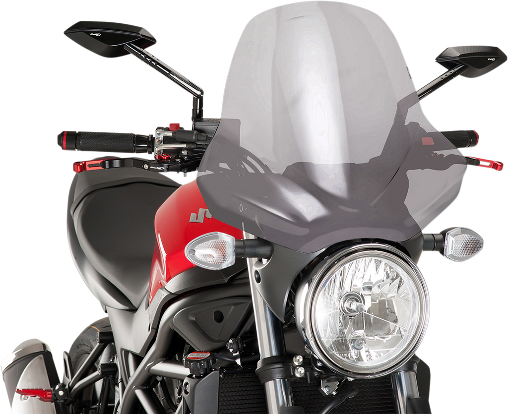 PUIG HI-TECH PARTS New Generation Windscreen - 18-7/8" - Smoke