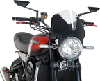 PUIG HI-TECH PARTS Windscreen - 13" - Black/Clear