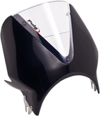 PUIG HI-TECH PARTS Windscreen - 13" - Black/Clear