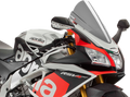 PUIG HI-TECH PARTS Race Windscreen - 15-1/2" - Light Smoke - RSV4