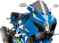 PUIG HI-TECH PARTS Race Windscreen - 12-1/4" - Dark Smoke - Suzuki