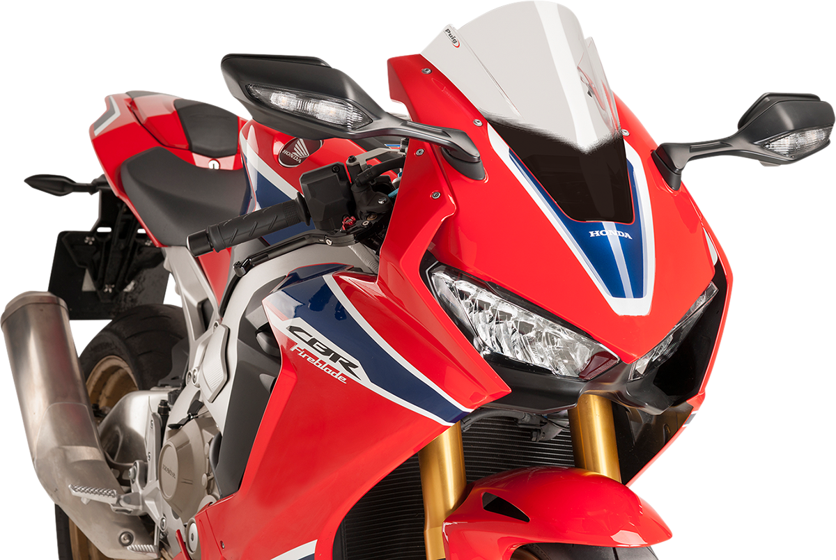 PUIG HI-TECH PARTS Race Windscreen - 13" - Clear - Honda