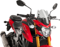 PUIG HI-TECH PARTS Naked Sport Windscreen - 12-1/4" - Smoke - Suzuki