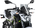 PUIG HI-TECH PARTS New Generation Windscreen - 13-3/8" - Smoke - Kawasaki