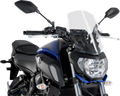 PUIG HI-TECH PARTS Race Windscreen - 14-1/4" - Clear - Tour - Yamaha