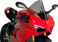 PUIG HI-TECH PARTS Race Windscreen - 15-3/4" - Dark Smoke - Ducati