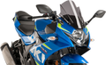 PUIG HI-TECH PARTS Race Windscreen - 14-3/8" - Dark Smoke - Suzuki