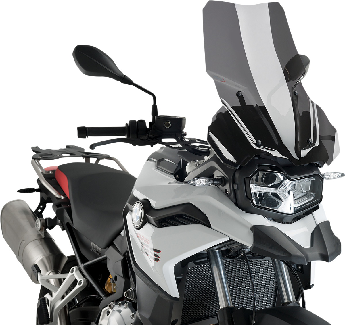 PUIG HI-TECH PARTS Touring Windscreen - 21" - Dark Smoke - BMW