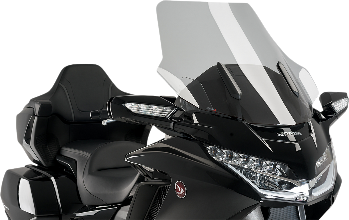 PUIG HI-TECH PARTS Touring Windscreen - 28-3/4" - Smoke - GL1800