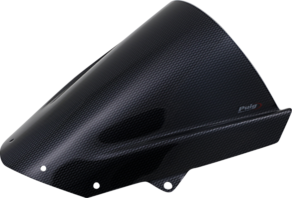 PUIG HI-TECH PARTS Race Windscreen - 13-3/4" - Carbon - ZX-6R