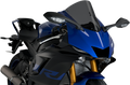 PUIG HI-TECH PARTS Race Windscreen - 14-1/2" - Dark Smoke - YZF-R6/YZF-R7