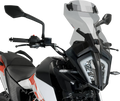 PUIG HI-TECH PARTS Touring Windscreen w/ Visor - Smoke