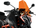 PUIG HI-TECH PARTS New Generation Windscreen - 16-1/4" - Orange - 1290 Super Duke R
