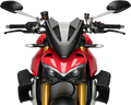 PUIG HI-TECH PARTS New Generation Windscreen - 11" - Smoke - Ducati