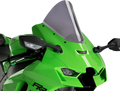 PUIG HI-TECH PARTS Race Windscreen - 12-1/2" - Dark Smoke - Ninja ZX-10R
