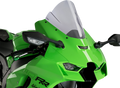 PUIG HI-TECH PARTS Race Windscreen - 12-1/2" - Smoke - Ninja ZX-10R