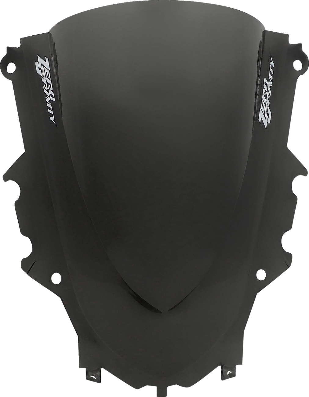 ZERO GRAVITY Double Bubble Windscreen - Light Smoke - YZF-R3/Monster/World GP