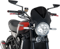 PUIG HI-TECH PARTS Windscreen - 13" - Black/Dark Smoke - Z900RS/SE