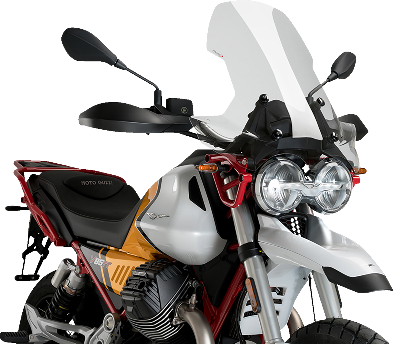 PUIG HI-TECH PARTS Touring Windscreen - 22-7/8" - Clear - Moto Guzzi