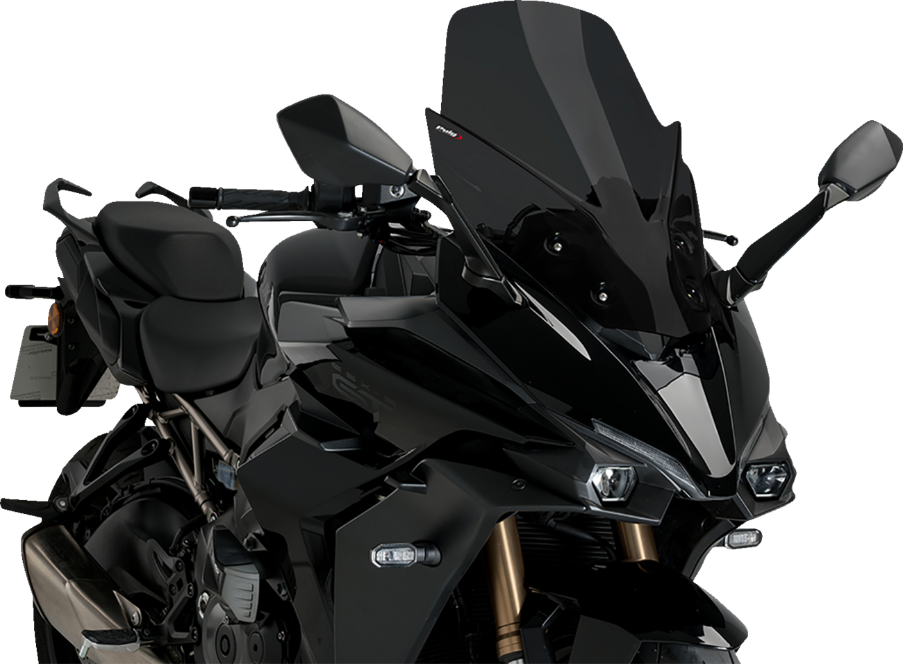 PUIG HI-TECH PARTS Touring Windscreen - 21-1/2" - Dark Smoke - GSX-S1000