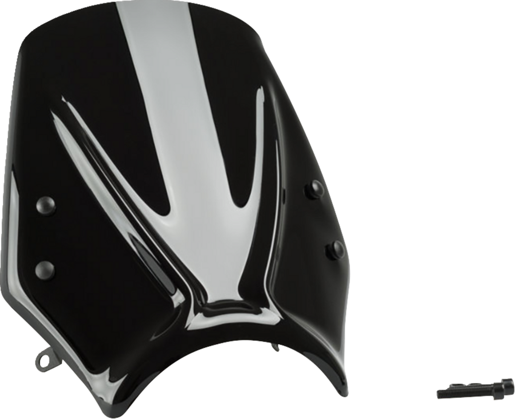 PUIG HI-TECH PARTS New Generation Windscreen - Black - Trident 660