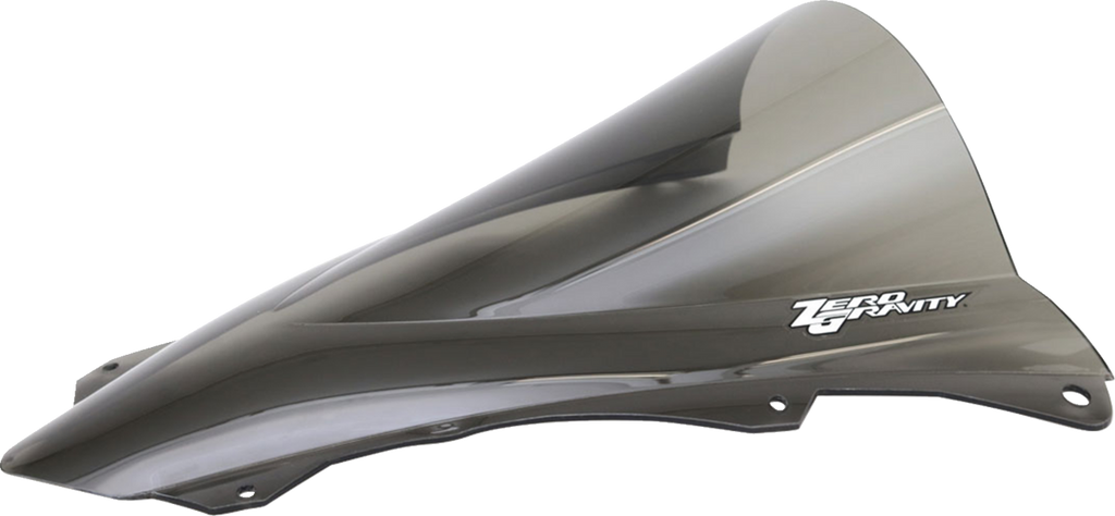 ZERO GRAVITY Double Bubble Windscreen - Light Smoke - ZX-4RR