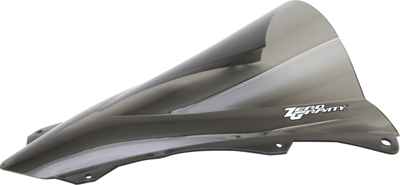 ZERO GRAVITY Double Bubble Windscreen - Light Smoke - ZX-4RR