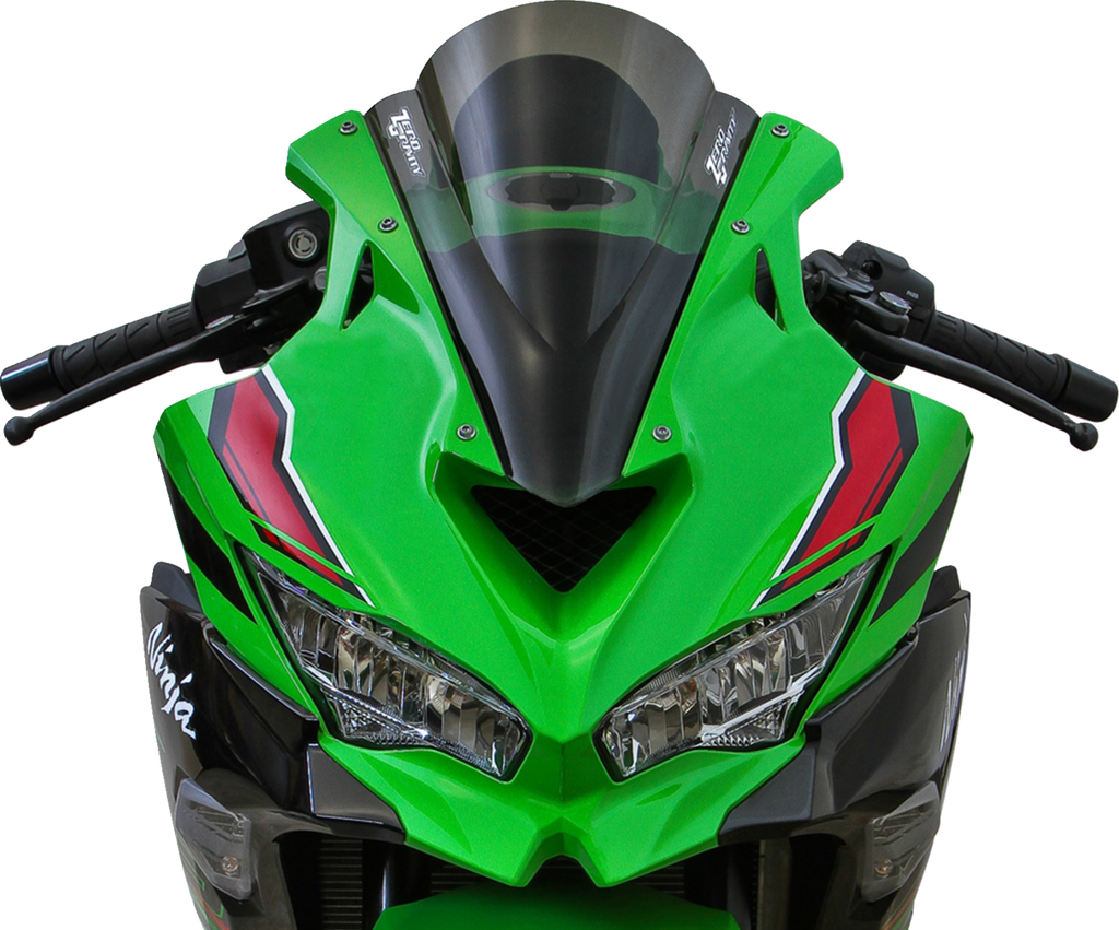 ZERO GRAVITY Double Bubble Windscreen - Light Smoke - ZX-4RR