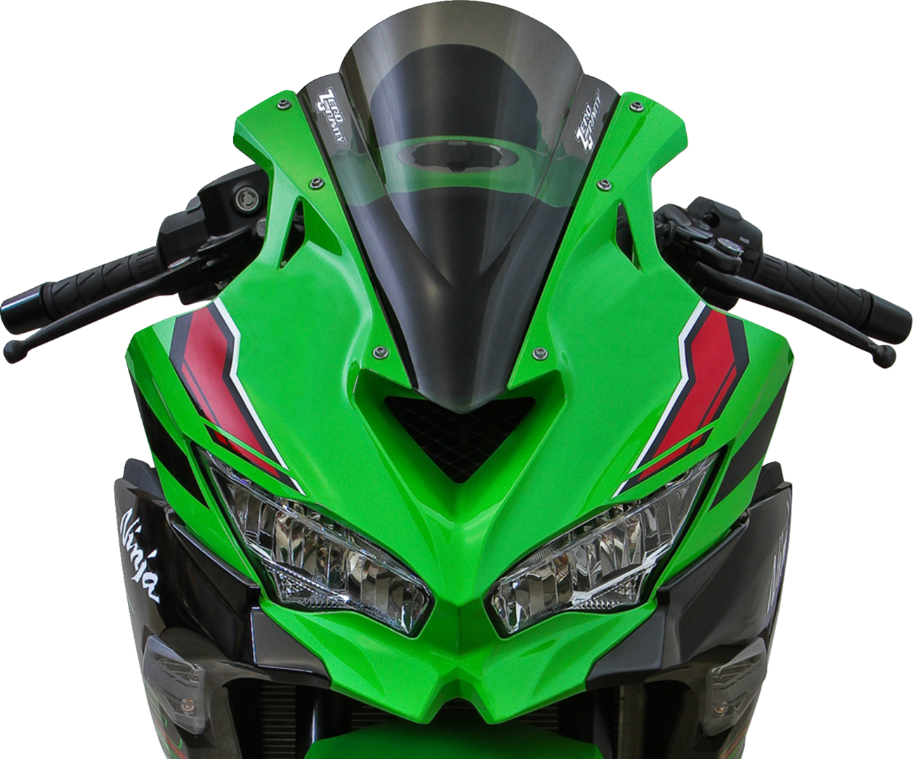 ZERO GRAVITY Double Bubble Windscreen - Light Smoke - ZX-4RR