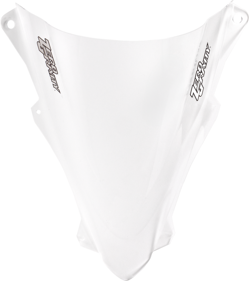 ZERO GRAVITY Double Bubble Windscreen - Clear - ZX-4RR