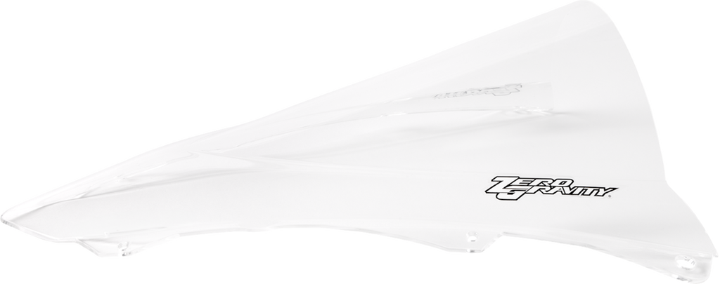 ZERO GRAVITY Double Bubble Windscreen - Clear - ZX-4RR