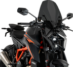 PUIG HI-TECH PARTS New Generation Windscreen - Dark Smoke - 1390 Super Duke