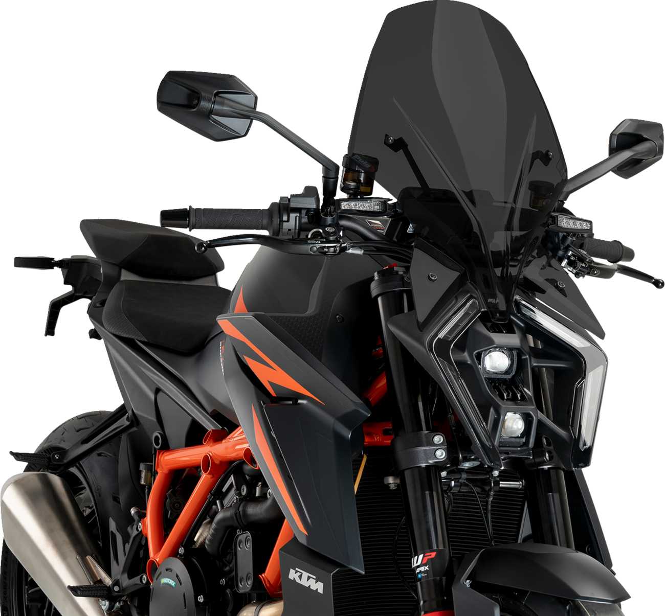 PUIG HI-TECH PARTS New Generation Windscreen - Dark Smoke - 1390 Super Duke