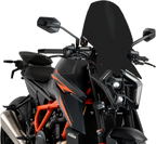 PUIG HI-TECH PARTS New Generation Windscreen - Black - 1390 Super Duke
