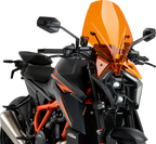 PUIG HI-TECH PARTS New Generation Windscreen - Orange - 1390 Super Duke
