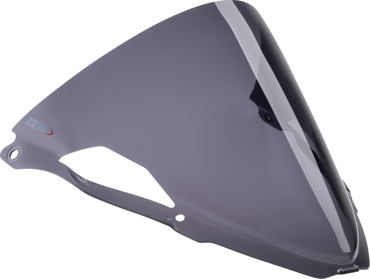 PUIG HI-TECH PARTS Racer Windscreen - 13-1/4" - Dark Smoke - ZX-6R