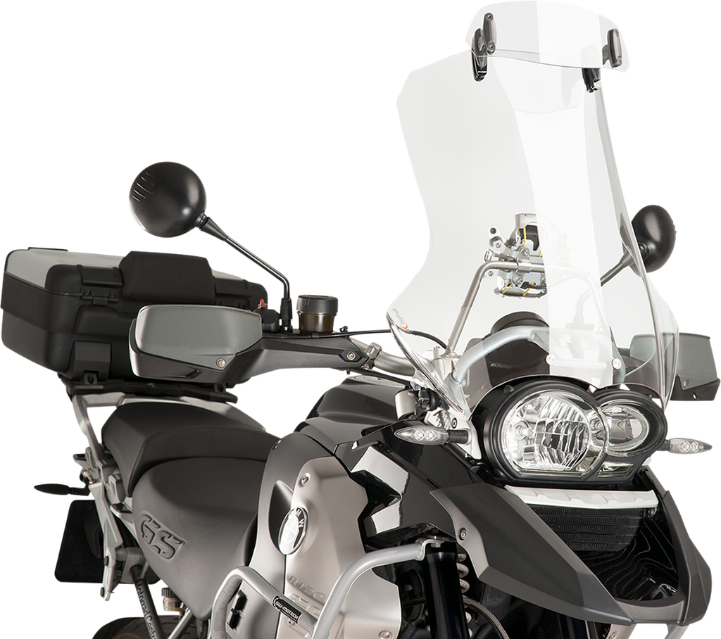 PUIG HI-TECH PARTS Adjustable Visor - Clear - R1200GS
