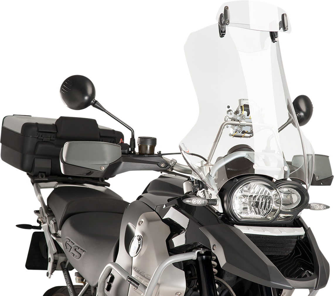PUIG HI-TECH PARTS Adjustable Visor - Clear - R1200GS