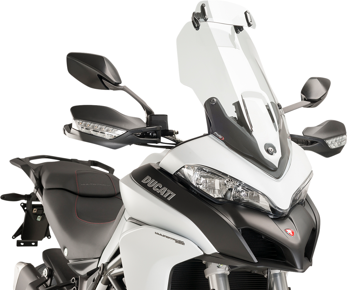 PUIG HI-TECH PARTS Adjustable Visor - Clear - R1200GS