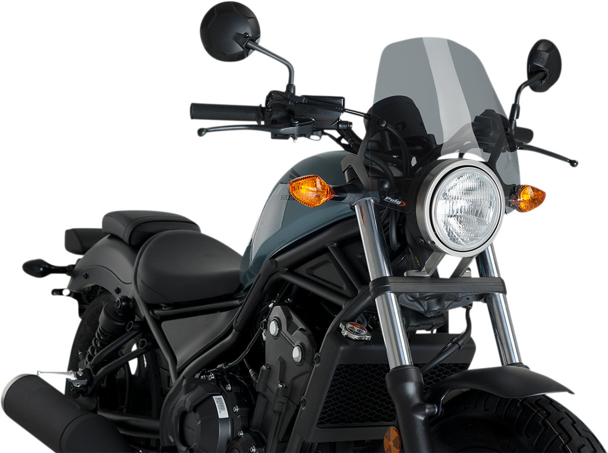 PUIG HI-TECH PARTS New Generation Windscreen - Smoke - Rebel