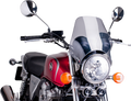 PUIG HI-TECH PARTS Naked Windshield - Smoke