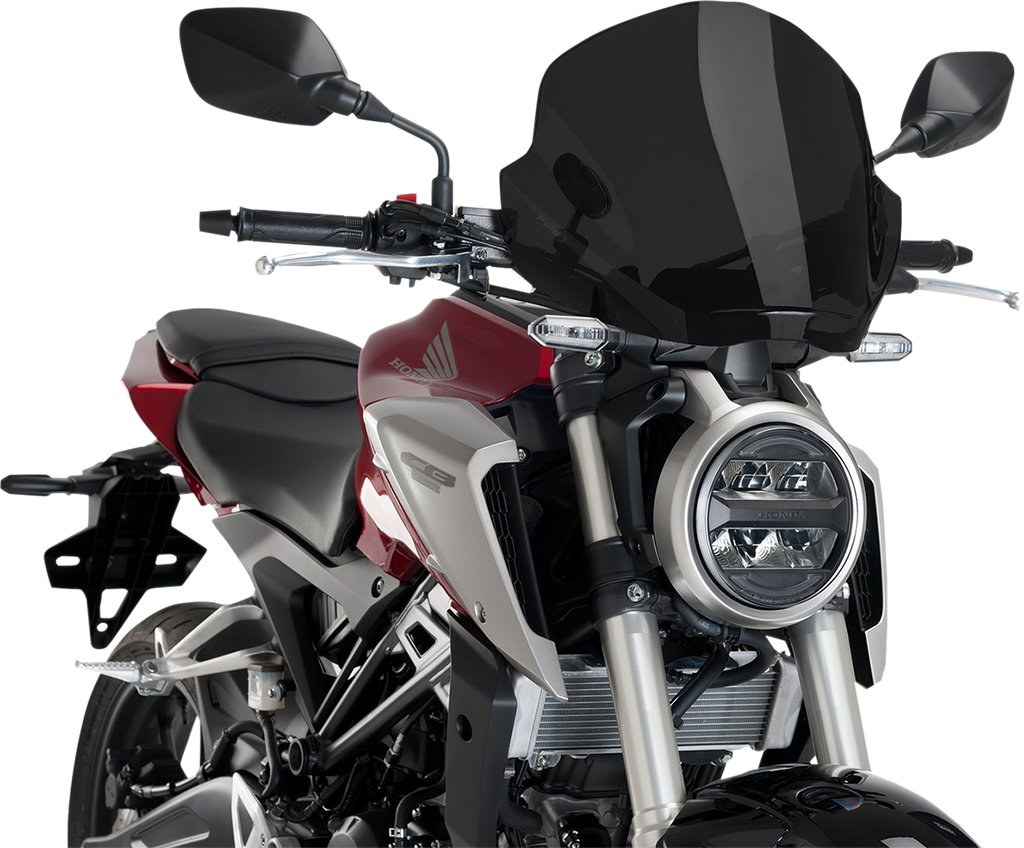 PUIG HI-TECH PARTS Trend Windscreen - ER5 - Dark Smoke