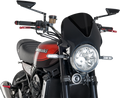 PUIG HI-TECH PARTS Windscreen - Black/Dark Smoke