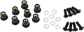 PUIG HI-TECH PARTS Windscreen Screw Kit - Black