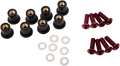 PUIG HI-TECH PARTS Windscreen Screw Kit - Red