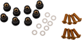 PUIG HI-TECH PARTS Windscreen Screw Kit - Yellow