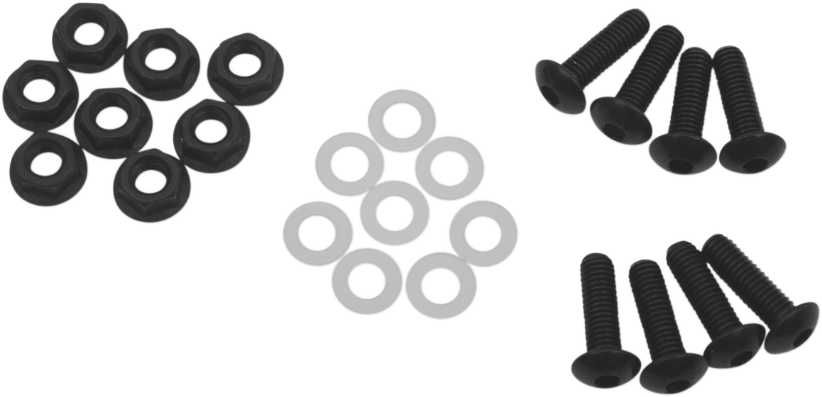 PUIG HI-TECH PARTS Windscreen Screw Kit - Black