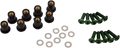 PUIG HI-TECH PARTS Windscreen Screw Kit - Green
