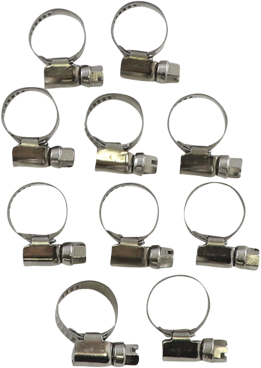 Parts Unlimited Hose Clamp Embossed 10-16