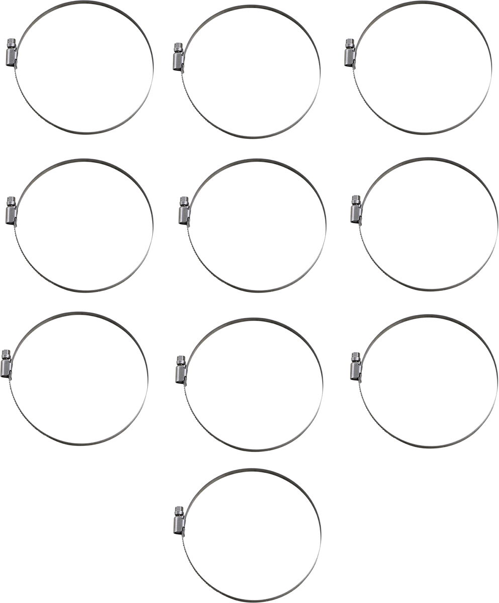 Parts Unlimited Hose Clamp Emb Ss 100-120